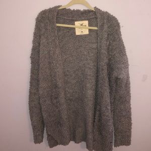 Hollister Furry Cardigan